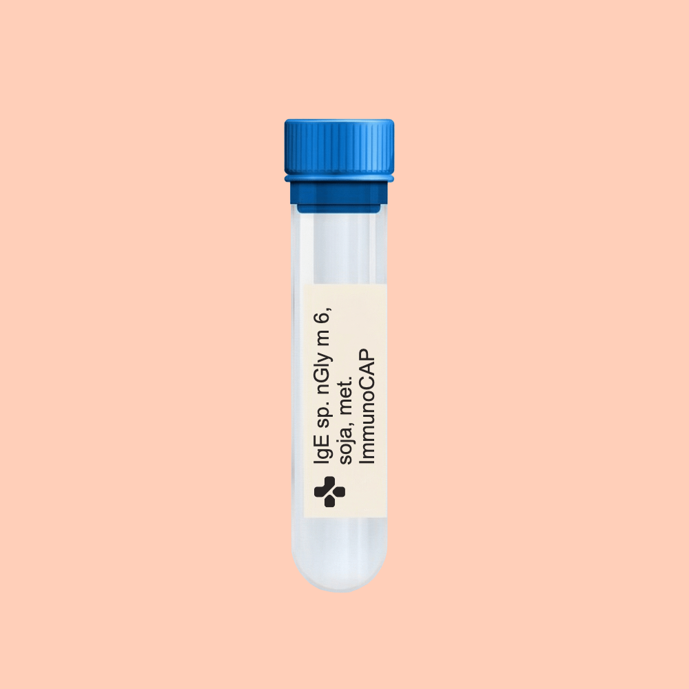 IgE sp. nGly m 6, soja, met. ImmunoCAP