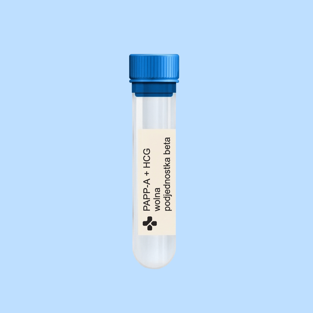 PAPP-A + HCG wolna podjednostka beta (DELFIA)